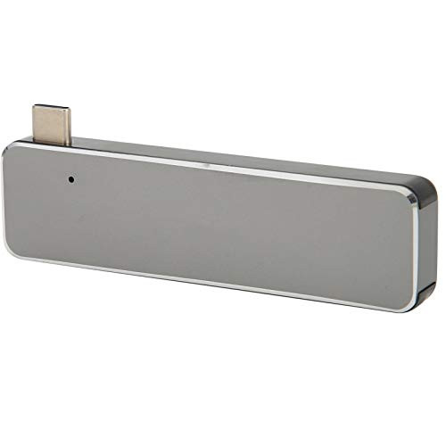 Type?C Docking Station 5 in 1 Type?C Multi?Port Dual Card Slot Adapter Hub with 3pcs USB3.0 Ports Type?C to Memory-Storage Card for Home-Office