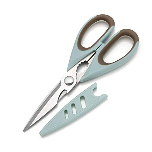 Kitchen Scissors For General Use Woman Kitchen Accessories Shears Heavy Duty Cooking Shears Left Handed Black Scissors Adults Sharp Utility Siccors For Food