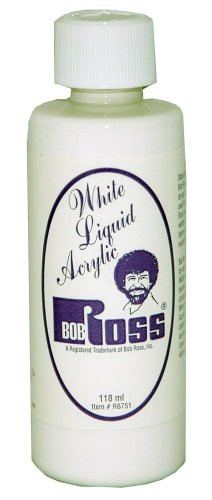 Bob Ross R6751 118-Ml Liquid Acrylic White 4oz-118ml