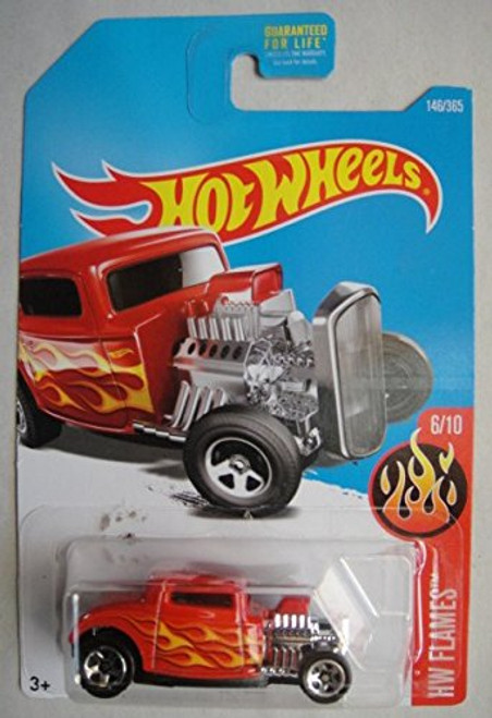 Hot Wheels HW Flames 6-10 RED '32 Ford 146-365 Hot Wheels HW Flames 6-10 RED '32 Ford 146-365
