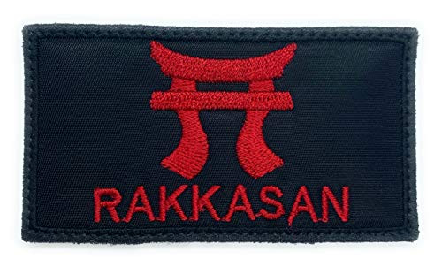 RAKKASAN Patch - Funny Tactical Military Morale Embroidered Patch Hook Fastener Backing Black Background