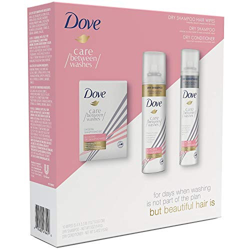 DOVE Go Active Dry Shampoo Conditioner and Sheets -3 pk.- DOVE Go Active Dry Shampoo Conditioner and Sheets -3 pk.-