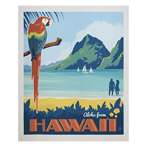 Riley Blake Designs Riley Blake Destinations Hawaii 36'' Panel Fabric Multi