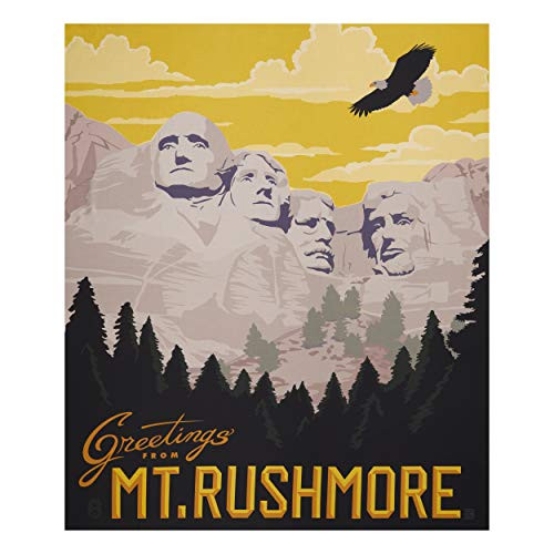 Riley Blake Designs Riley Blake Destinations Mt. Rushmore 36'' Panel Fabric Multi