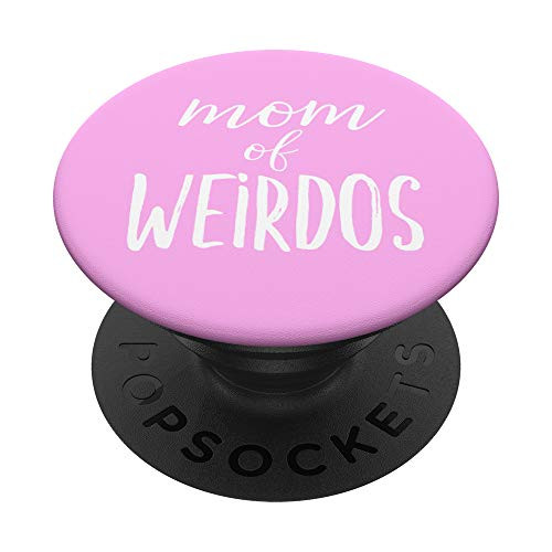Mom of Weirdos Blessed Mama Phone Accessory PopSockets PopGrip- Swappable Grip for Phones  and  Tablets
