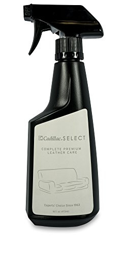 Cadillac Select Leather Furniture Cleaner and Conditioner for Couch Car Auto Interior Seats Bags Jackets Large Leather Surfaces  Complete Care Spray