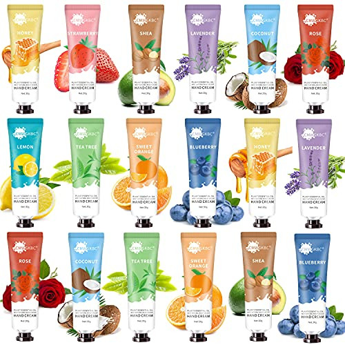 18 Pack Hand Cream for Dry Cracked Hands Moisturizing Hand Cream Gift Set Travel Size Hand Lotion With Shea Butter Natural Aloe and Vitamin E For Body and Working Hands and Dry Skin 18 Pack Hand Cream for Dry Cracked Hands Moisturizing Hand Cream Gift Set Travel Size Hand Lotion With Shea Butter Natural Aloe and Vitamin E For Body and Working Hands and Dry Skin