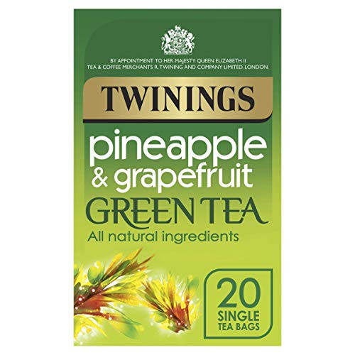 Twinings - Pineapple and Grapefruit Green Tea - 20 Tea Bags - 40g Twinings - Pineapple and Grapefruit Green Tea - 20 Tea Bags - 40g