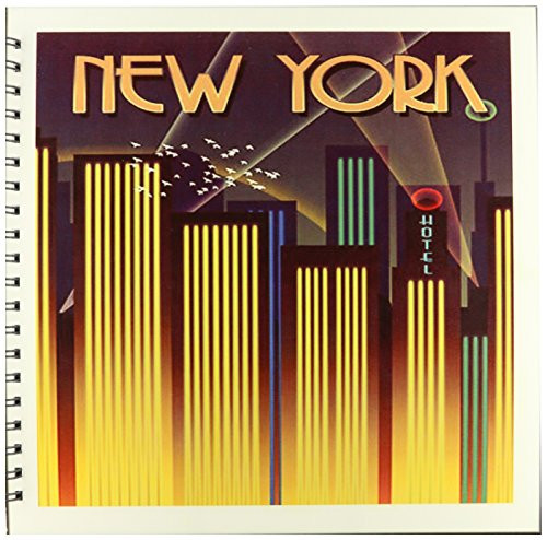 3dRose LLC db_60474_2 Memory Book, 12 by 12-Inch, Art Deco New York Poster 3dRose LLC db_60474_2 Memory Book, 12 by 12-Inch, Art Deco New York Poster