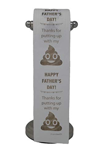 Fathers Day Toilet Paper Prank Funny Gag Gift for Dad!