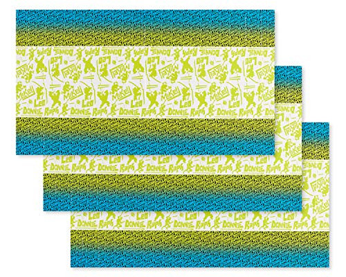 American Greetings Plastic Table Covers for Arts  and  Crafts Teenage Mutant Ninja Turtles -TMNT- Party Supplies -3-Count-