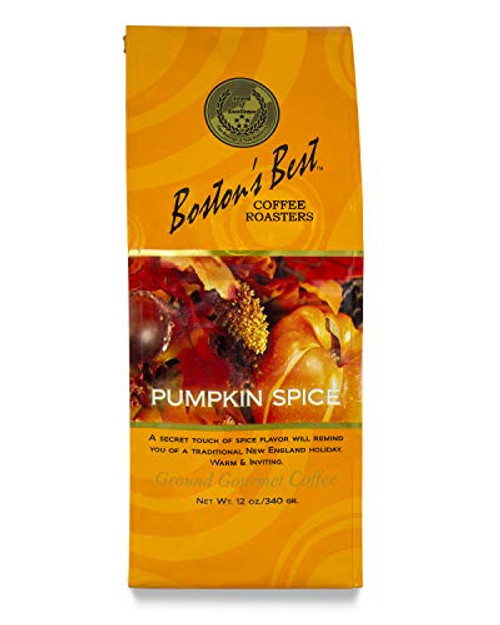 Boston's Best Coffee Roasters Pumpkin Spice Ground Coffee, 12 oz bag Boston's Best Coffee Roasters Pumpkin Spice Ground Coffee, 12 oz bag