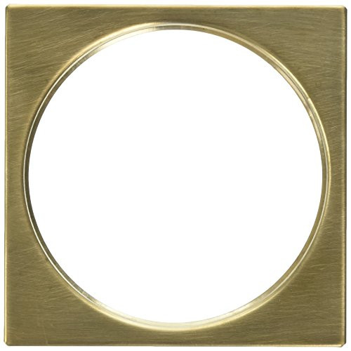 Jaclo 6233-SG Shower Square Drain Plate, 4-1/4", Satin Gold