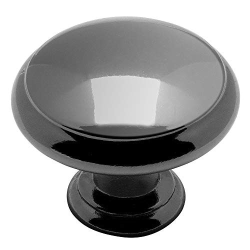 10 Pack - Cosmas 5422BN Black Nickel Cabinet Hardware Mushroom Knob - 1-3/16" Diameter