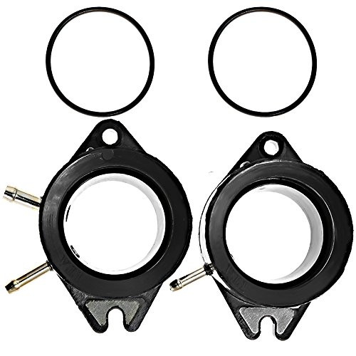 Carburetor Carb Intake Manifold Boots Joint for Yamaha VIRAGO 750 XV750 1981-1983 -Pack of 2-