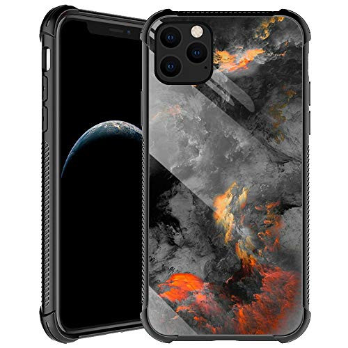 iPhone 12 Pro Max CaseGrey Orange Cloud iPhone 12 Pro Max Cases for Men BoysAnti-Scratch Soft TPU Pattern Design Case for Apple iPhone 12 Pro Max 6.7-inch Grey Orange Cloud