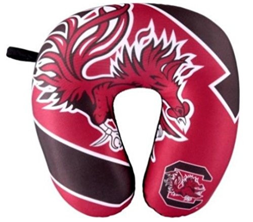 aminco NCAA South Carolina Fighting Gamecocks Impact Neck Pillow Gray 12" x 13"