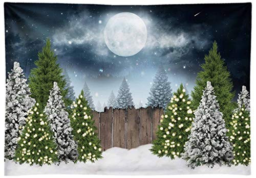Funnytree Winter Christmas Night Backdrop for Photography Xmas Pine Tree Snow Wonderland Background Baby Shower Birthday Party Decorations Portrait Cake Table Banner Photo Studio Props 7x5ft Funnytree Winter Christmas Night Backdrop for Photography Xmas Pine Tree Snow Wonderland Background Baby Shower Birthday Party Decorations Portrait Cake Table Banner Photo Studio Props 7x5ft