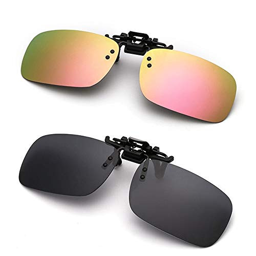 Polarized Clip-on Sunglasses for Men?Women Driving Glasses for Prescription Glasses