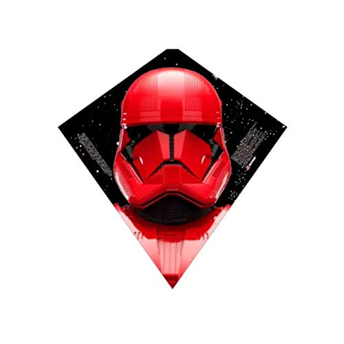 X-Kites Sky Diamond 23'' Poly Diamond Kite with Skytails Handle  and  Line Included! -Red Storm Trooper-