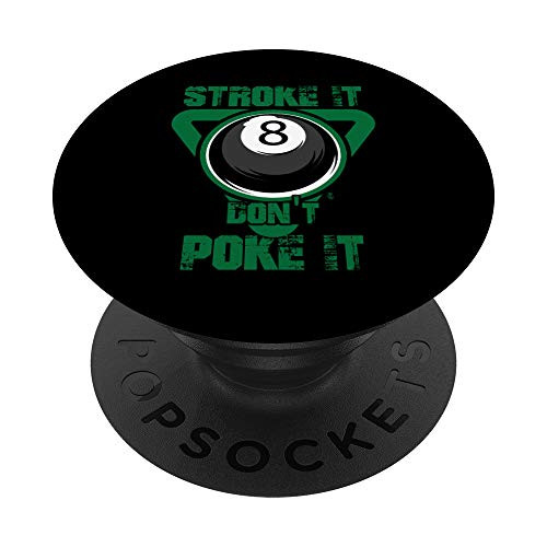 Billiard Pool Player Billiard Table Sport Play Ball Gift PopSockets PopGrip- Swappable Grip for Phones  and  Tablets