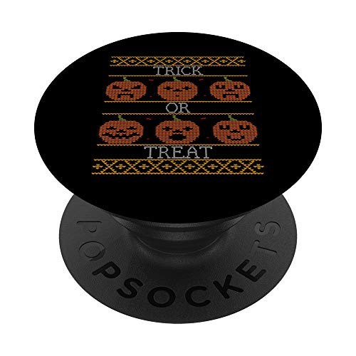 Trick or Treat Pumpkins - Funny Cute Spooky Halloween PopSockets Grip and Stand for Phones and Tablets Trick or Treat Pumpkins - Funny Cute Spooky Halloween PopSockets Grip and Stand for Phones and Tablets