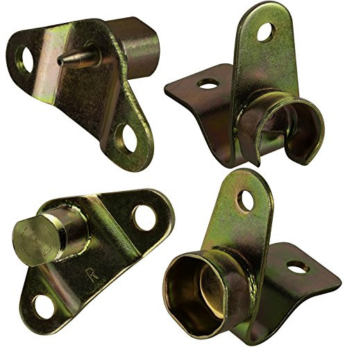 OxGord Tailgate Hinge Kit Best for 1999-2007 Chevrolet Silverado 1500, 2500, 3500, 1999-2007 GMC Sierra 1500, 2500, 3500 (Set of 4) Left & Right Side- Bed & Gate - Replacement Part # 38642