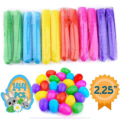 Totem World 144 Fillable Plastic Easter Egg Hunt Party Supply Pack - 2.25" Assorted Color Plastic Eggs Totem World 144 Fillable Plastic Easter Egg Hunt Party Supply Pack - 2.25" Assorted Color Plastic Eggs