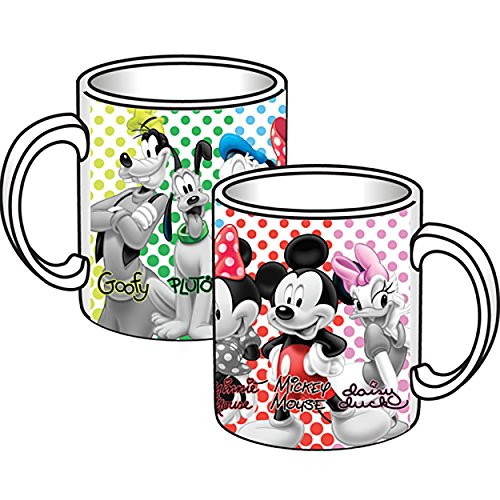 Disney Mickey Mouse Minnie Mouse Donald Duck Goofy Pluto Ceramic Decal Mug 11 Oz Disney Mickey Mouse Minnie Mouse Donald Duck Goofy Pluto Ceramic Decal Mug 11 Oz