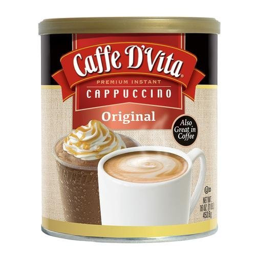 Caffe D'Vita Coffee, Original Cappuccino, 16 Ounce