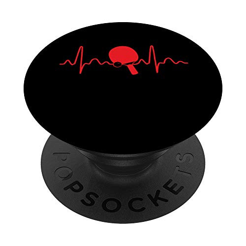 Table Tennis Heartbeat Table Tennis PopSockets Grip and Stand for Phones and Tablets