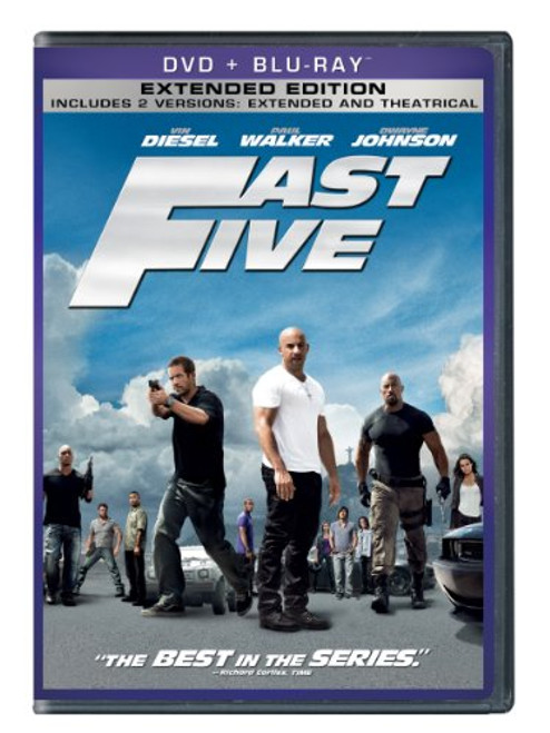 Fast Five -Two-Disc DVD-Blu-ray Combo in DVD Packaging- Fast Five -Two-Disc DVD-Blu-ray Combo in DVD Packaging-