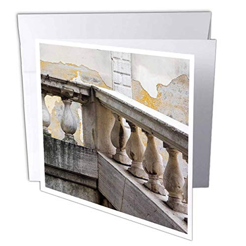 3dRose Danita Delimont - Architecture - Italy Venice Stairs and Rail - 1 Greeting Card with Envelope -gc_313752_5-