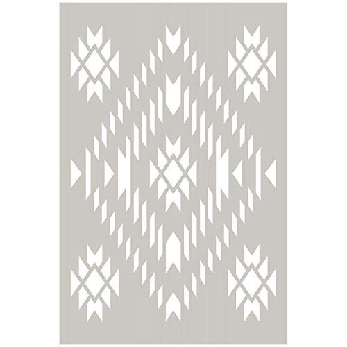 Artemio Navajo Plastic Stencil - 10 x 15 cm