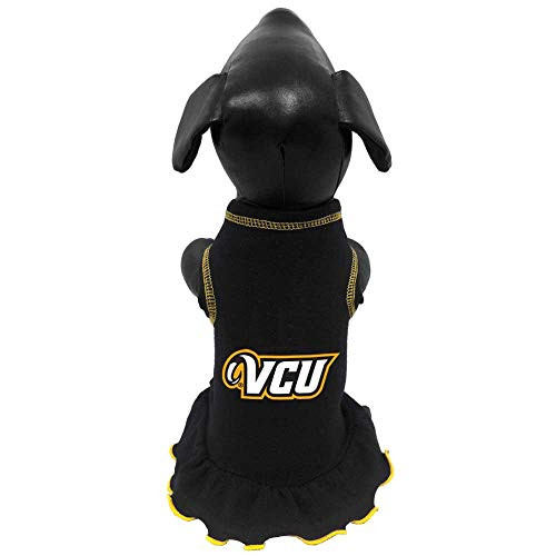 NCAA Virginia Commonwealth Rams Cheerleader Dog Dress -Team Color X-Small- NCAA Virginia Commonwealth Rams Cheerleader Dog Dress -Team Color X-Small-