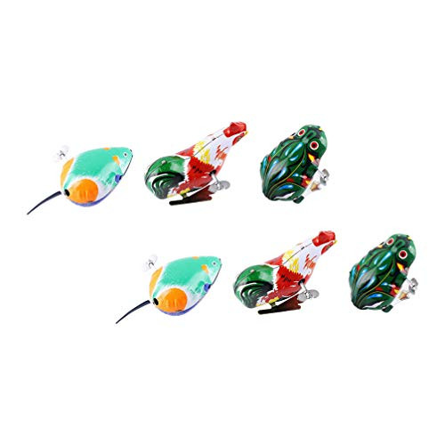 Toddmomy 4Pcs Wind Up Toys Wind Up Mouse Tin Toys Mouse Frog Chicken Figure Wind Up Clockwork Toys Party Favors for Kids Children Toddmomy 4Pcs Wind Up Toys Wind Up Mouse Tin Toys Mouse Frog Chicken Figure Wind Up Clockwork Toys Party Favors for Kids Children
