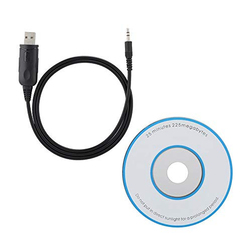 USB Programming Cable with CD? Walkie Talkie USB Program Cable Write Frequency Cable Suitable for QYT KT8900 Radio