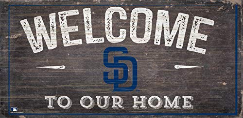 MLB Baltimore Orioles Unisex San Diego Padres Welcome Distressed Sign Team Color One Size
