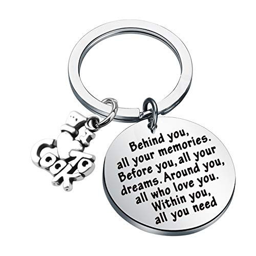 FEELMEM Future Chef Gift Chef Keychain Behind You All Memories Before You All Your Dream Keychain Cooking Jewelry Chef Gift Culinary School Graduation Gift -Chef Keychain-