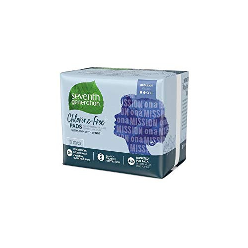 Seventh Generation Ultrathin Pads Regular - 18 ct - 2 pk