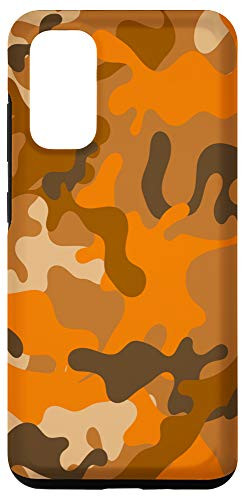 Galaxy S20 Military Soft Orange Camouflage Cool American Army Camo Gift Case