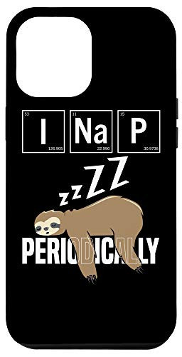 iPhone 12 Pro Max I Nap Periodically Cute Funny Chemistry Periodic Table Sloth Case