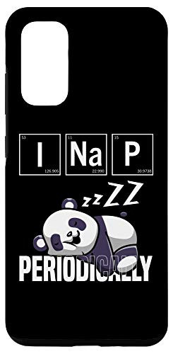 Galaxy S20 I Nap Periodically Cute Funny Chemistry Periodic Table Panda Case