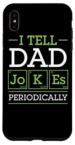 iPhone XS Max I Tell Dad Jokes Periodically Chemistry Periodic Table Gift Case