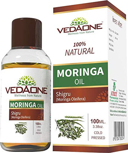 VEDAONE Moringa Oil -Moringa Seed Oil- 100ml VEDAONE Moringa Oil -Moringa Seed Oil- 100ml