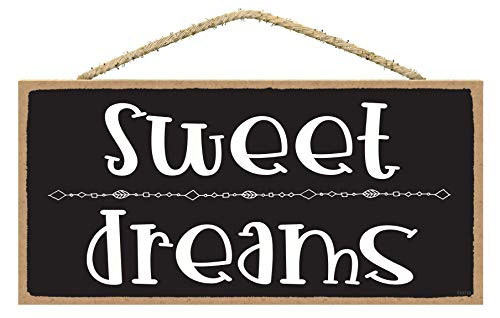 SARAH JOY'S Sweet Dreams Sign - Sweet Dreams Wall Decor - Bedroom Wall Decor for Couples - Signs for Home Decor Wall - Home Decor Signs SARAH JOY'S Sweet Dreams Sign - Sweet Dreams Wall Decor - Bedroom Wall Decor for Couples - Signs for Home Decor Wall - Home Decor Signs