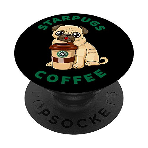 Funny Pug dog Cute Puggy lover cool Starpugs coffee gift PopSockets PopGrip- Swappable Grip for Phones and Tablets Funny Pug dog Cute Puggy lover cool Starpugs coffee gift PopSockets PopGrip- Swappable Grip for Phones and Tablets