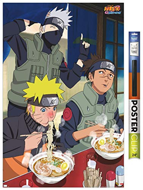 Trends International Naruto - Food Wall Poster 22.375" x 34" Poster  and  Clip Bundle
