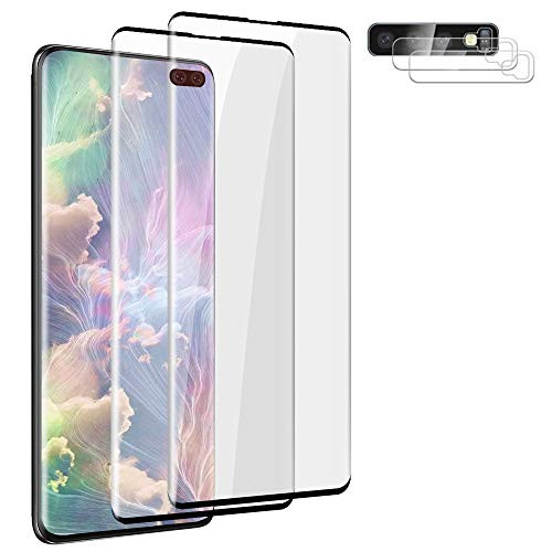 -2 plus2 Pack - Tempered Glass Screen Protector for Samsung Galaxy S10 Plus -6.4"- Ultrasonic Fingerprint Compatible 9H Hardness No Bubbles Anti-Scratch?for Galaxy S10 Plus - S10 plus 5G Screen Protector -2 plus2 Pack - Tempered Glass Screen Protector for Samsung Galaxy S10 Plus -6.4"- Ultrasonic Fingerprint Compatible 9H Hardness No Bubbles Anti-Scratch?for Galaxy S10 Plus - S10 plus 5G Screen Protector