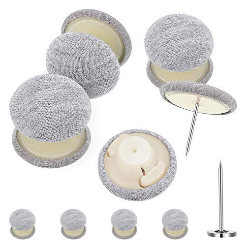 8 Pieces Duvet Clips Set Double Sided Pin Fasteners with Short and Long Nails Comforter Clips Duvet Fasteners Keeps Comforter from Shifting Bedding Accessories -Gray-